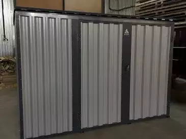 Хозблок для хозяйственных принадлежностей в двойной расцветке в дер. Чернево, Волоколамский р-н, МО